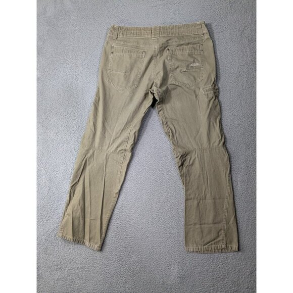 Kuhl Outkast Pants Mens 36x32 Vintage Patina Dye Casual Outdoor Greenish Beige - Picture 2 of 16